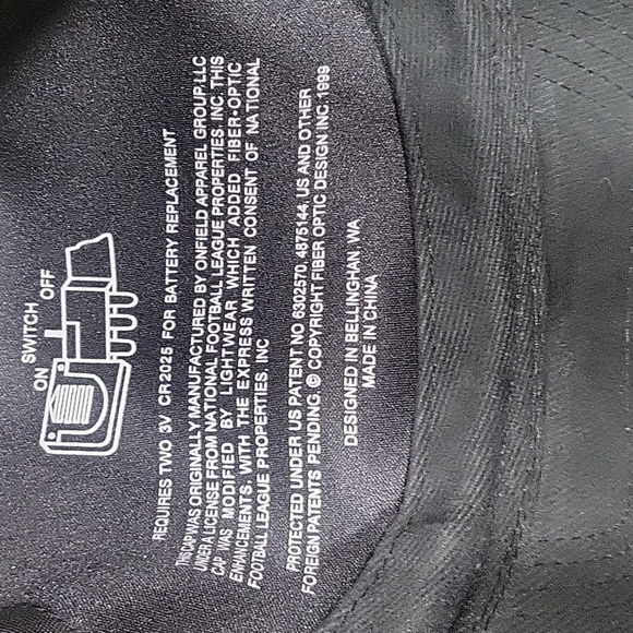 NIB Pittsburgh Steelers Logo 7 Lightwear Hat Cap SnapBack Battery Powered Black - Picture 6 of 9